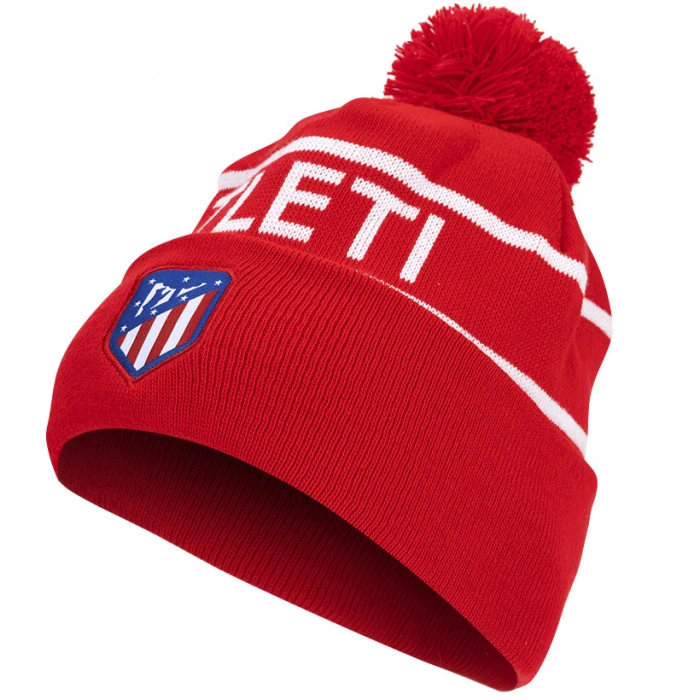 Atlético de Madrid Pompon Red cappello invernale