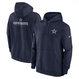 Dallas Cowboys Nike Club Sideline Fleece Pullover Hoodie