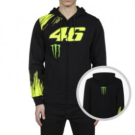 Valentino Rossi VR46 Monster Energy zip majica sa kapuljačom