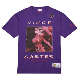 Vince Carter Toronto Raptors Mitchell and Ness Heavyweight Premium Vintage Logo majica 