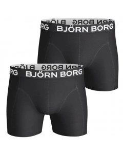 Björn Borg Solid Cotton Stretch 2x Boxer Shorts