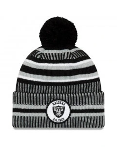 Oakland Raiders New Era 2019 NFL Official On-Field Sideline Cold Weather Home Sport 1960 Beanie