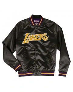 Los Angeles Lakers Mitchell & Ness Team Lightweight Satin Jacket