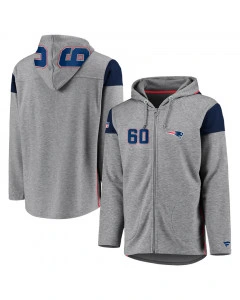 New England Patriots Iconic Franchise Full Zip Hoodie