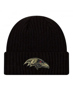 Baltimore Ravens New Era NFL 2020 Official Salute to Service Black Beanie