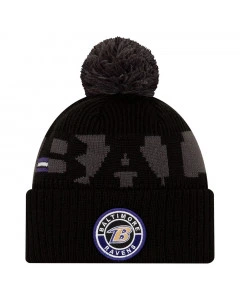 Baltimore Ravens New Era NFL 2020 Official Sideline Cold Weather Sport Knit Beanie