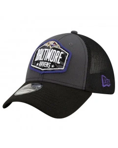 Baltimore Ravens New Era 39THIRTY Trucker 2021 NFL Official Draft Cap