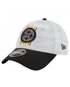 Pittsburgh Steelers New Era 9FORTY Official NFL Training Digi-Tech Heather Stretch Snap Cap