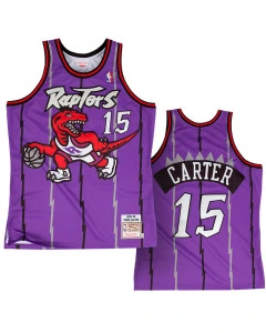 Vince Carter 15 Toronto Raptors 1998-99 Mitchell & Ness Authentic Road Jersey