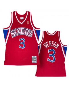 Allen Iverson 3 Philadelphia 76ers 1996-97 Mitchell and Ness Swingman Jersey