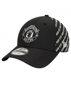 Manchester United New Era 9FORTY Tonal Black Cap