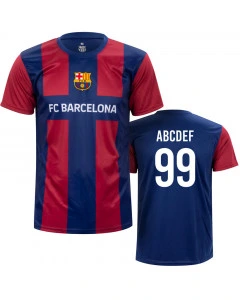 FC Barcelona N°24 Poly Training T-Shirt Jersey (Optional printing +13,11€)