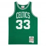 Larry Bird 33 Boston Celtics 1985-86 Mitchell & Ness Swingman Jersey
