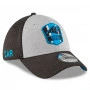 Carolina Panthers New Era 39THIRTY 2018 NFL Official Sideline Road cappellino