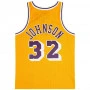 Magic Johnson 32 Los Angeles Lakers 1984-85 Mitchell & Ness Home Swingman maglia