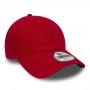 New Era 9FORTY Blank Red Cappellino