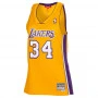 Shaquille O'Neal 34 Los Angeles Lakers 1999-00 Mitchell & Ness Swingman maglia da donna