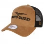 Moto Guzzi New Era Trucker Micro Cord cappellino