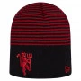 Manchester United New Era Stripe Skull Beanie