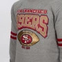 San Francisco 49ers Mitchell & Ness All Over Print Crew Pullover 