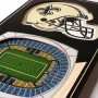 New Orleans Saints 3D Stadium Banner foto