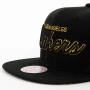 Los Angeles Lakers Mitchell and Ness BHM Script kačket