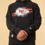 Kansas City Chiefs New Era Tear Logo pulover sa kapuljačom