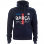 FC Barcelona Text pulover sa kapuljačom