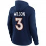 Russell Wilson 3 Denver Broncos Graphic maglione con cappuccio