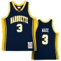 Dwyne Wade 3 Marquette University 2002-03 Mitchell and Ness Swingman Collegiate maglia
