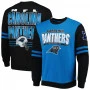 Carolina Panthers Mitchell and Ness All Over Crew 2.0 maglione