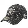 Las Vegas Raiders New Era 9FORTY Marble Black Cap
