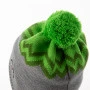 SLO zimska kapa sivo-zelena sa cofom