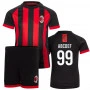 AC Milan Poly set maglia per bambini (stampa a scelta +16€)