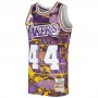 Jerry West 44 Los Angeles Lakers 1971-72 Mitchell and Ness Swingman Asian Heritage maglia 5.0