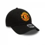 Manchester United New Era 9FORTY Core Youth Kids Cap Black 
