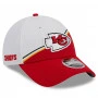 Kansas City Chiefs New Era 9FORTY NFL Sideline 2023 Stretch Snap Cap