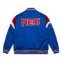 New Jersey Nets Mitchell and Ness Heavyweight Satin Jacket