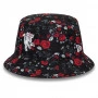 Manchester United New Era Floral All Over Print Black Bucket Hat