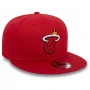 Miami Heat New Era 9FIFTY NBA Rear Logo Cappellino