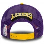 Los Angeles Lakers New Era 9FORTY A-Frame Trucker NBA Cap