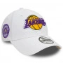 Los Angeles Lakers New Era 9FORTY Sidepatch White kapa