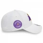 Los Angeles Lakers New Era 9FORTY Sidepatch White Cap