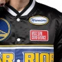 Golden State Warriors New Era Rally Drive Bomber Jacket