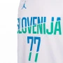 Slovenia Jordan KZS Swingman Home Jersey Dončić 77