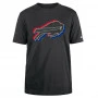 Buffalo Bills New Era 2024 Draft Charcoal T-shirt