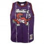 Vince Carter 15 Toronto Raptors 1998-99 Mitchell & Ness Swingman Road Kids Jersey