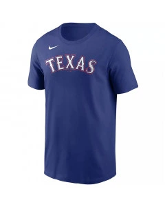 Texas Rangers Nike Fuse Wordmark Cotton T-Shirt