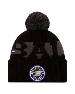 Baltimore Ravens New Era NFL 2020 Official Sideline Cold Weather Sport Knit cappello invernale