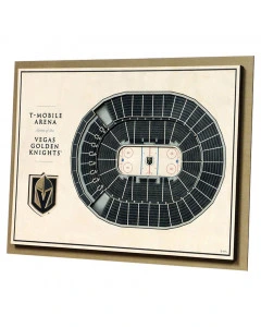 Vegas Golden Knights 3D Stadium View Art